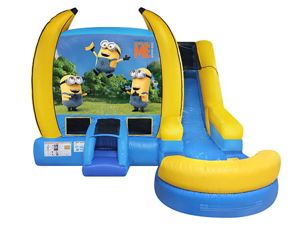 Minions Combo with wet/dry slide and pool Minions Combo with wet/dry slide and pool