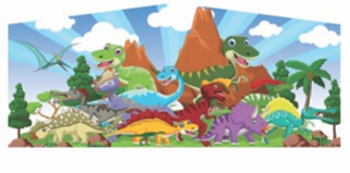 Theme Banner- Dinosaur Land *Size MEDIUM (BANNER ONLY) Theme Banner- Dinosaur Land *Size MEDIUM (BANNER ONLY)