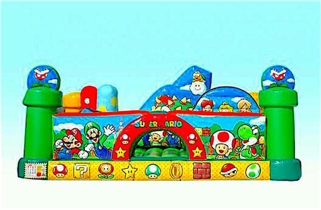 Super Mario World Play Land w/ Mini Slide Super Mario World Play Land w/ Mini Slide