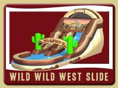 Wild West 16 ft wet/dry slide with pool Wild West 16 ft wet/dry slide with pool