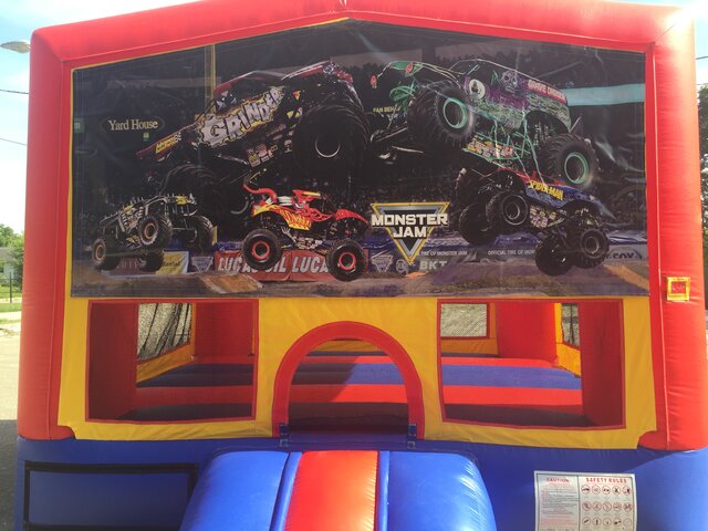 Theme Banner- Monster Trucks *Size Medium (BANNER ONLY) Theme Banner- Monster Trucks *Size Medium (BANNER ONLY)