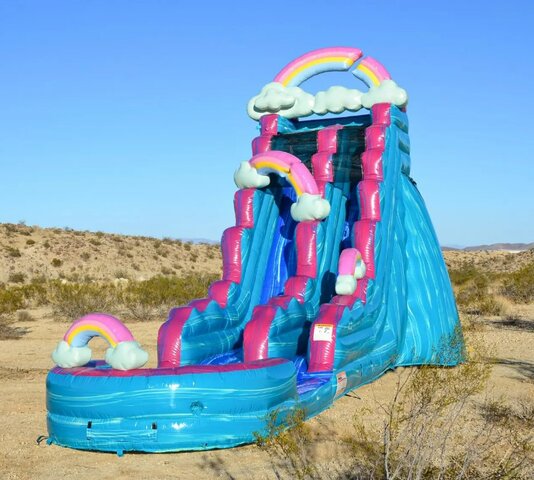 Perfectly Imperfect 19ft Water Slide w/ Pool Perfectly Imperfect 19ft Water Slide w/ Pool