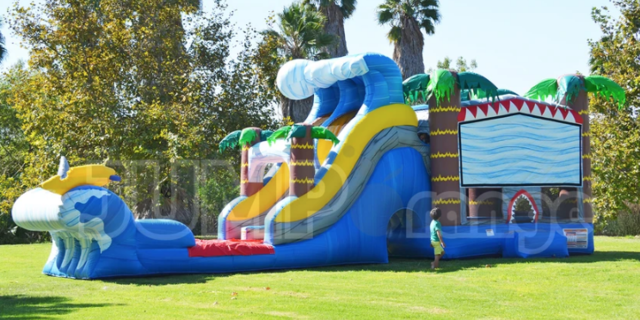 Surf's Up Module 4-in-1 Dual Lane Slide Combo *Fits Sized Medium Banners Surf's Up Module 4-in-1 Dual Lane Slide Combo *Fits Sized Medium Banners