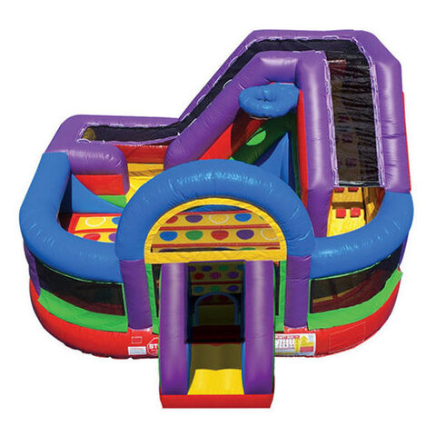 Wacky KidZone 4-in-1 Combo with Wet/Dry Slide Wacky KidZone 4-in-1 Combo with Wet/Dry Slide