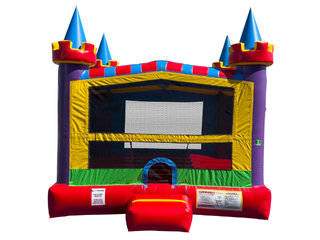 Primary Color Bounce House Castle