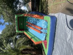 16ft dual lane waterslide