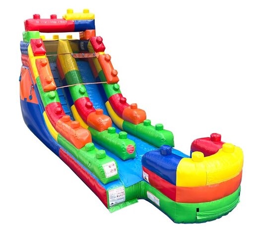 15' Block Party Water Slide 15' Block Party Water Slide