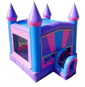 Pink and Purple Dream Castle Bounce House