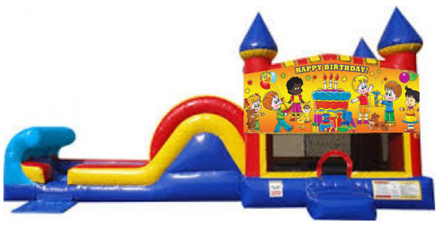 Birthday Water Combo W/Basketball Hoop Birthday Water Combo W/Basketball Hoop
