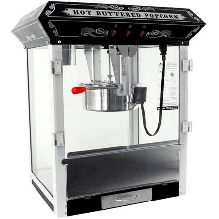 Black Popcorn Machine