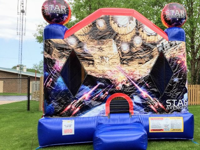 Star Avengers Large Bounce House