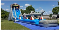 27' Log Mountain Wave Water Slide with Slip n Slide 27' Log Mountain Wave Water Slide with Slip n Slide