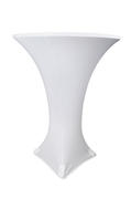 30in Cocktail Table with White Spandex
