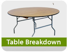 Table Breakdown Fee - Each Table
