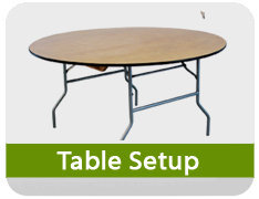 Table Setup Fee - Each Table