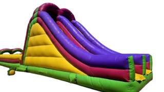 50' Neon Racer Dual Obstacle Course