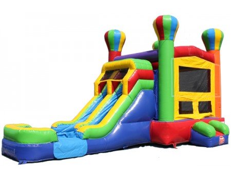 Wet- Balloon Dual Combo Bounce House Wet- Balloon Dual Combo Bounce House