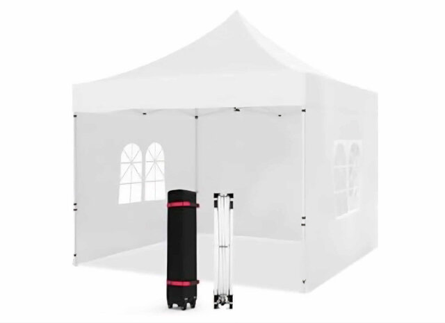 White 10X10 Pop-Up Tent White 10X10 Pop-Up Tent