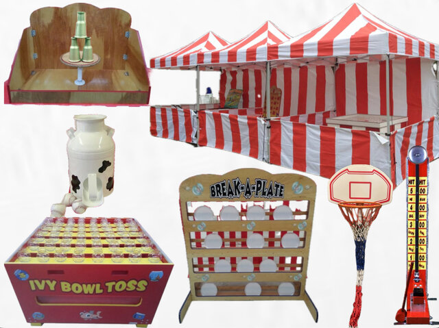 Deluxe Carnival package (3 booths/3 games 