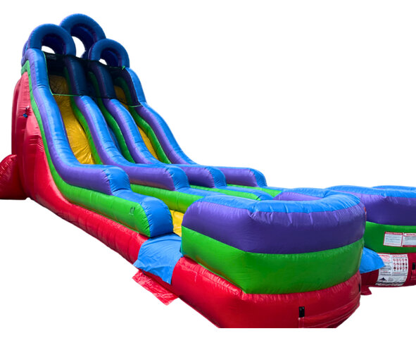 24’ Dual Lane Retro Wave Waterslide 2 24’ Dual Lane Retro Wave Waterslide 2