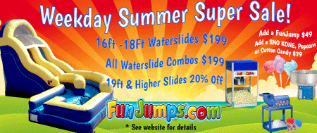 Waterslide Summer Sale