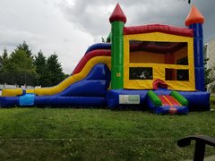 Castle Wet/Dry Combo w/Slide & Basketball Goal Castle Wet/Dry Combo w/Slide & Basketball Goal