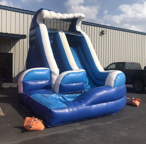 16ft Blue Curve Water Slide 16ft Blue Curve Water Slide