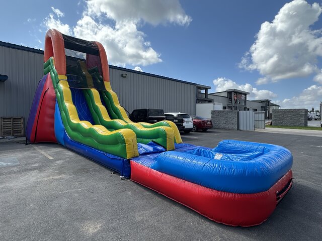 22ft Agua Splash Water Slide with Pool 22ft Agua Splash Water Slide with Pool