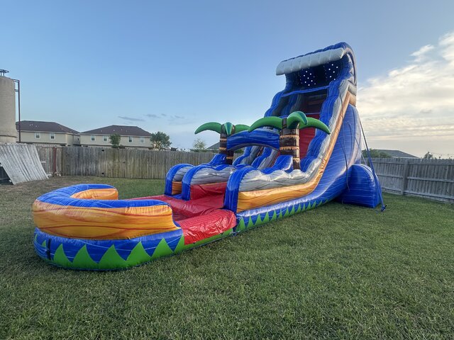 22ft Tsunami Water Slide With Pool 22ft Tsunami Water Slide With Pool