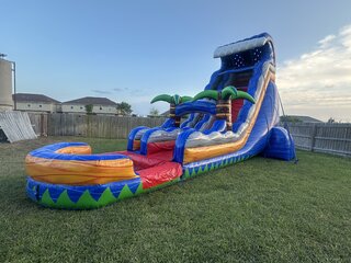 22ft Tsunami Water Slide With Pool