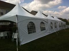 20x60 Frame Tent Package For 96 People With (12)8' Tables and 96 Chairs 20x60 Frame Tent Package For 96 People With (12)8' Tables and 96 Chairs