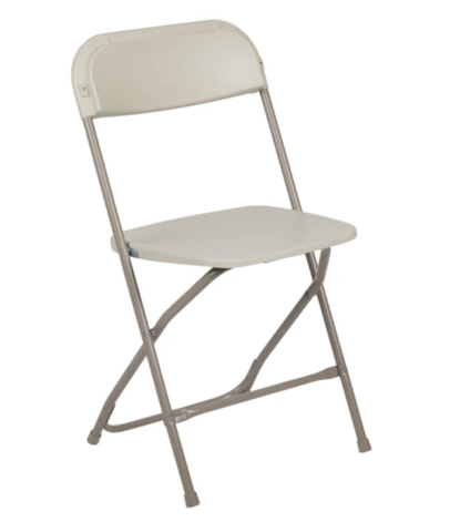 Beige Folding Chair