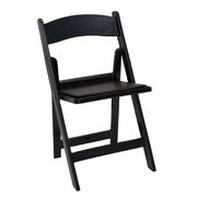 Black Resin Chair  
