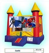 Batman Spiderman Castle