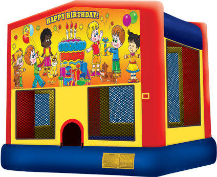 Happy Birthday Bounce House (Large) Happy Birthday Bounce House (Large)