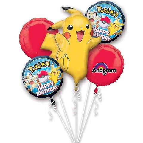Pokemon  Mylar Balloon Bouquet