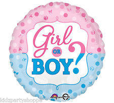 Boy or girl mylar balloon