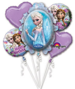 Frozen Mylar Balloon Bouquet