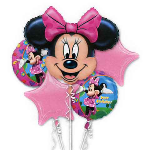 Minnie Mouse  Mylar Balloon Bouquet
