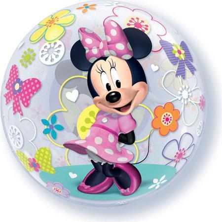 Minnie Mouse  Clear Bubble Balloon