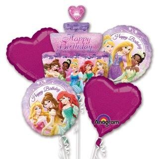 Disney Princess Mylar Balloon Bouquet