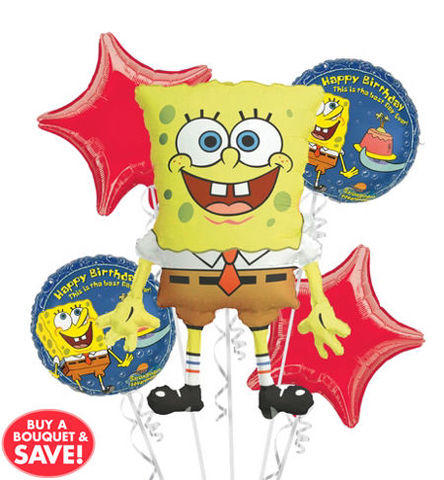 Sponge Bob  Balloon Bouquet