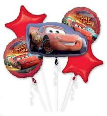 Cars   Mylar Balloon Bouquet