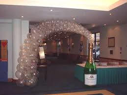 champagne balloon arch