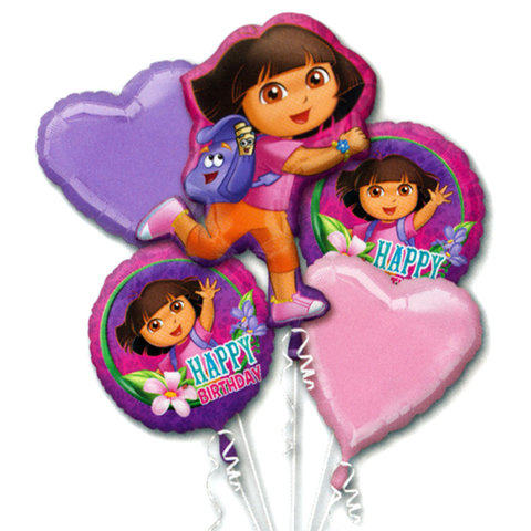Dora the Explorer Mylar Balloon Bouquet