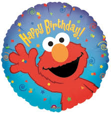 Elmo Happy Birthday Mylar