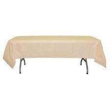 Gold Plastic  Table Cover
