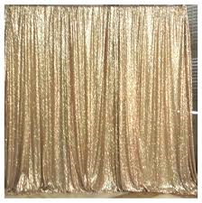 gold sequin pipe and drape