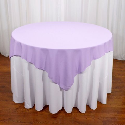 lavender polyester overlay 60x60