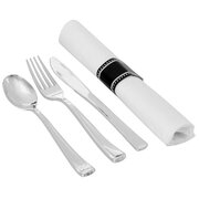 Rolled cutlery set 